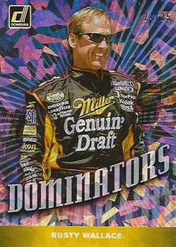 2020 Donruss - Dominators Cracked Ice #D8 Rusty Wallace Front