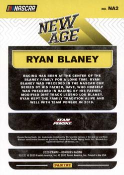 2020 Donruss - New Age #NA2 Ryan Blaney Back