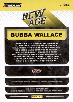 2020 Donruss - New Age #NA4 Bubba Wallace Back