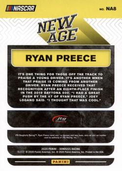 2020 Donruss - New Age #NA8 Ryan Preece Back