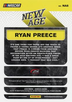 2020 Donruss - New Age Checkers #NA8 Ryan Preece Back