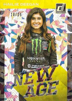 2020 Donruss - New Age Cracked Ice #NA9 Hailie Deegan Front