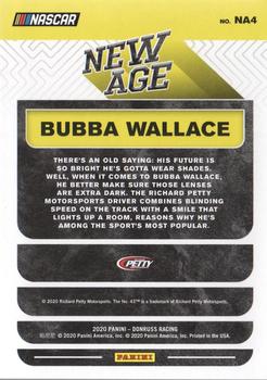 2020 Donruss - New Age Holographic #NA4 Bubba Wallace Back