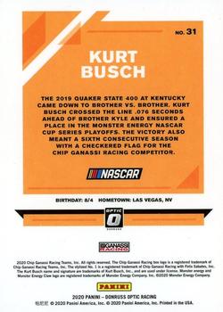 2020 Donruss - Optic #31 Kurt Busch Back
