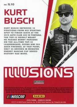 2020 Donruss - Optic Illusions #IL10 Kurt Busch Back