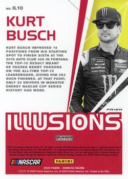 2020 Donruss - Optic Illusions Holo #IL10 Kurt Busch Back