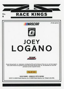 2020 Donruss - Optic Red Mojo #6 Joey Logano Back