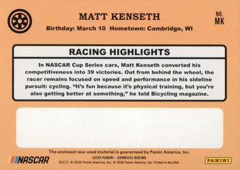 2020 Donruss - Retro 1987 Relics #MK Matt Kenseth Back