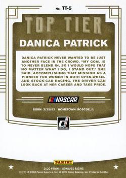 2020 Donruss - Top Tier Checkers #TT-5 Danica Patrick Back