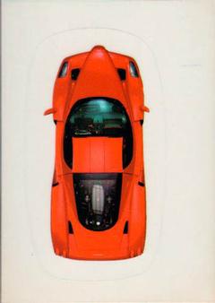 2003 Panini Ferrari - Parts - PVC Sticker #L Car from above Front