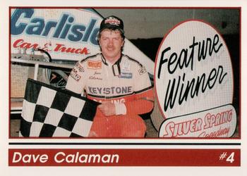 1993 Art's Collectibles Silver Spring Speedway Super Sportsman Series I #4 Dave Calaman Front