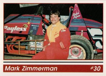 1993 Art's Collectibles Silver Spring Speedway Super Sportsman Series I #30 Mark Zimmerman Front