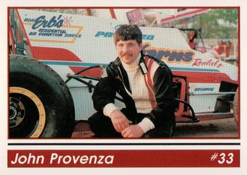 1993 Art's Collectibles Silver Spring Speedway Super Sportsman Series I #33 John Provenza Front