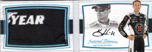 2017 Panini National Treasures - Booklet - Goodyear Patch Signature #BP-KH Kevin Harvick Front