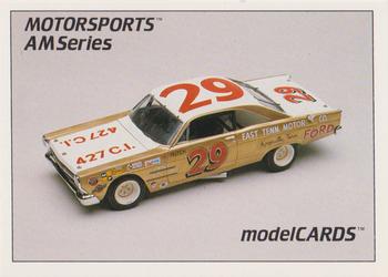 1992 Motorsports Modelcards Blue Ridge Decals #11 B Dick Hutcherson Front