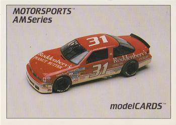 1992 Motorsports Modelcards Blue Ridge Decals #15 B Steve Grissom Front