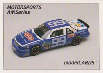 1992 Motorsports Modelcards Blue Ridge Decals #17 B Ricky Craven Front