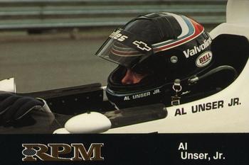 1992 RPM Magazine #6 Al Unser Jr. Front