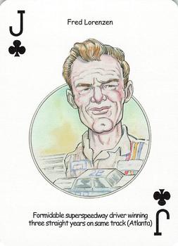 2005 Hero Decks American Racing Heroes Playing Cards #J♣ Fred Lorenzen Front