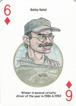2005 Hero Decks American Racing Heroes Playing Cards #6♦ Bobby Rahal Front