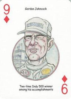 2005 Hero Decks American Racing Heroes Playing Cards #9♦ Gordon Johncock Front