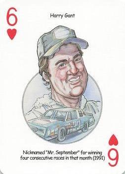 2005 Hero Decks American Racing Heroes Playing Cards #6♥ Harry Gant Front