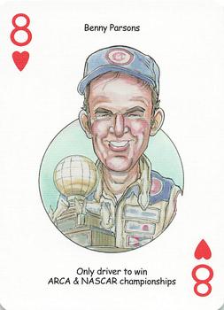 2005 Hero Decks American Racing Heroes Playing Cards #8♥ Benny Parsons Front