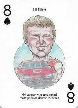 2005 Hero Decks American Racing Heroes Playing Cards #8♠ Bill Elliott Front