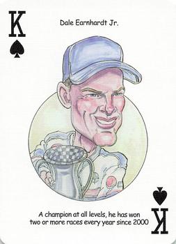 2005 Hero Decks American Racing Heroes Playing Cards #K♠ Dale Earnhardt Jr. Front