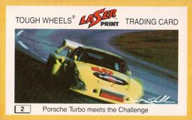 1982 Laser Print Tough Wheels  #2 Porsche Turbo meets the Challenge Front