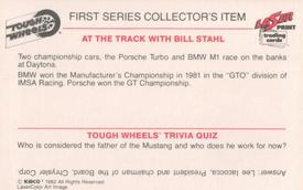 1982 Laser Print Tough Wheels  #15 Two Champion Cars Back