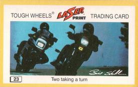 1982 Laser Print Tough Wheels  #23 Two taking a turn Front