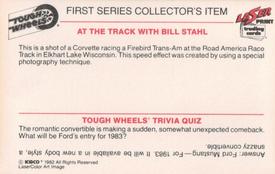 1982 Laser Print Tough Wheels  #24 Neck and Neck Back