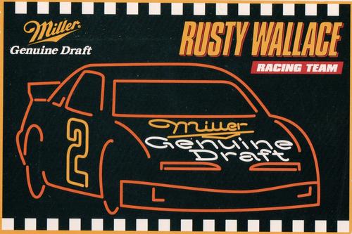 1993 Miller Genuine Draft Racing #NNO Cover Card Front