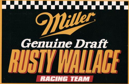 1993 Miller Genuine Draft Racing #NNO Cover Card Front