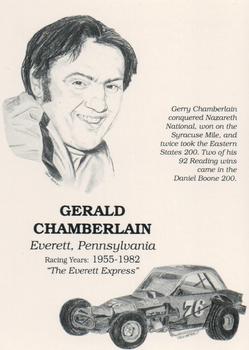 1992 Traks Dirt Hall of Fame #3 Gerald Chamberlain Front