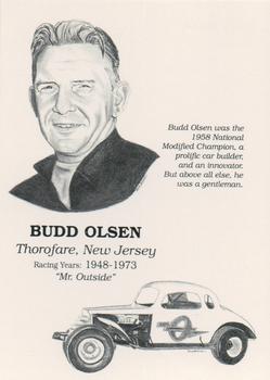 1992 Traks Dirt Hall of Fame #7 Budd Olsen Front