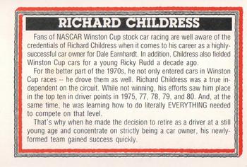 1993 Motorsports '93 Racing Legends #93-12 Richard Childress Back