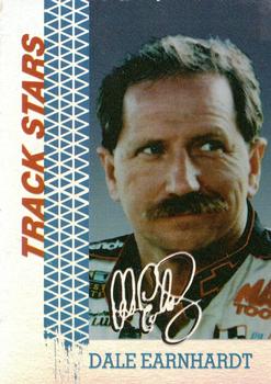 1993 Track Stars - Track Stars Silver Foil Test Run #NNO Dale Earnhardt Front