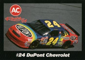 1994 AC Racing 94 Collectable AC Spark Plug/Race Card Sets #NNO Jeff Gordon Front