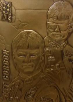1994 Press Pass VIP - Highland Mint Bronze #12 Jeff Gordon Front
