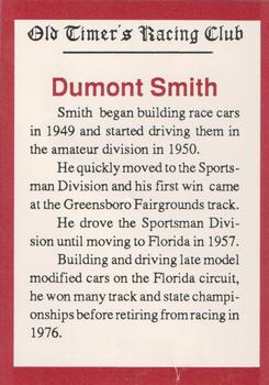 1994 Old Timer's Racing Club #NNO Dumont Smith Back