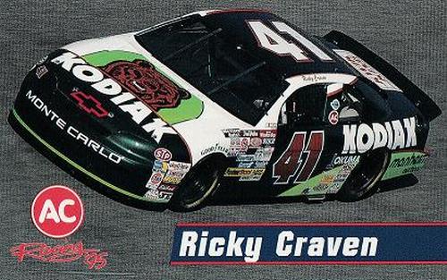 1995 AC Racing #NNO Ricky Craven Front