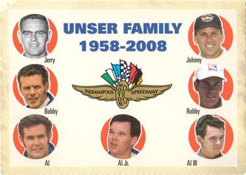 2008 Indianapolis Motor Speedway Unser Family #NNO Unser Family Front