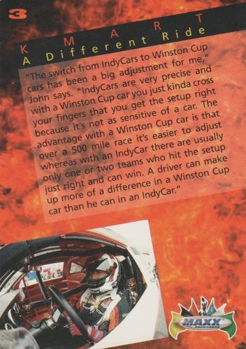 1995 Maxx Kmart #3 John Andretti Back