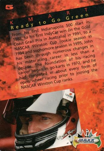 1995 Maxx Kmart #5 John Andretti Back