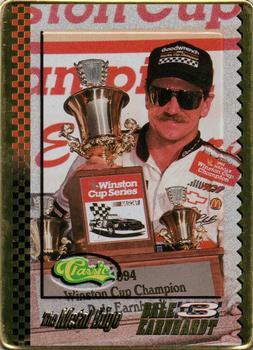 1995 Metailic Impressions Dale Earnhardt 5 Card Tin #5 Dale Earnhardt Front