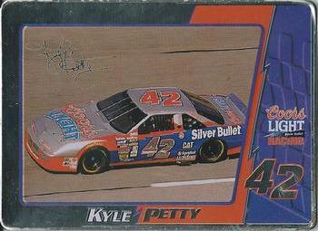 1995 Metallic Impressions Kyle Petty 5 Card Tin #2 Kyle Petty Front