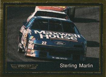1992 Speedway Limited Edition Number 3 #NNO Sterling Marlin Front