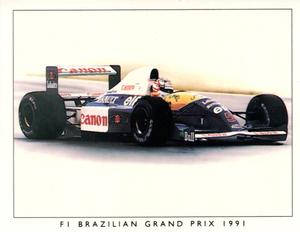 1994 Golden Era Mansell #1 Brazilian Grand Prix - Interlagos 1991 Front